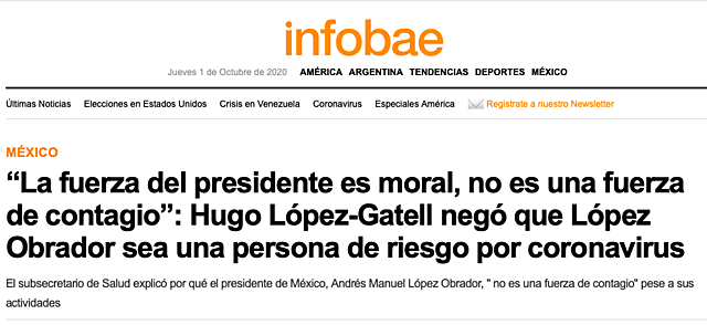 La fuerza del Presidente es moral… no es una fuerza de contagio: Hugo López-Gatell
