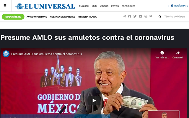 El escudo protector es el detente enemigo, que el corazón está contigo: AMLO