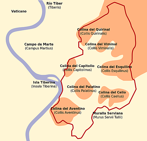 Las 7 colinas y primeros reyes