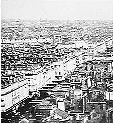 La primer fotografía aérea