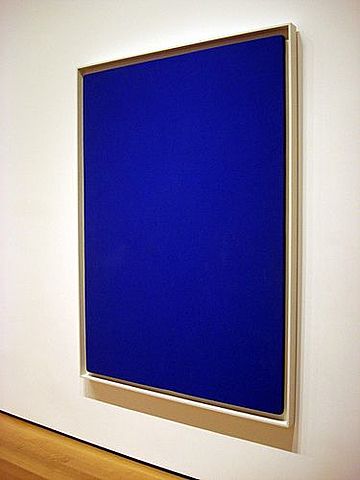 Blue Monochrome-Yves Klein