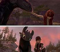 Hiccup and Toothless