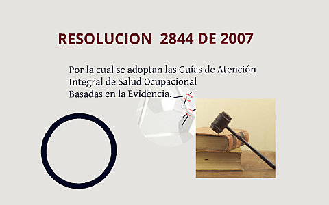 Resolución No. 2844 DE 2007