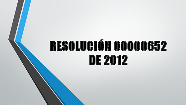 Resolución 00000652