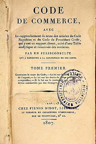 CÓDIGO DE COMERCIO NAPOLEÓNICO