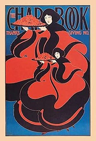 "The Chap Book: Thanksgiving" Art Nouveau