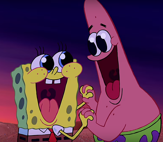 Spongebob and Patrick discover their Patty Wagon outside a bar, but the key is on the belt of a theif inside the bar.