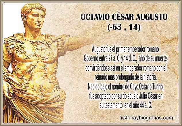 Muerte Augusto a sus 77 años.