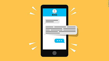 Aparecen los mensajes de texto (sms).