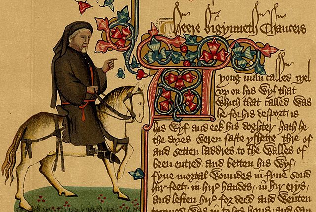 Chaucer's "Canterbury Tales" written