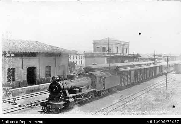 the pacific railway arrived to cali