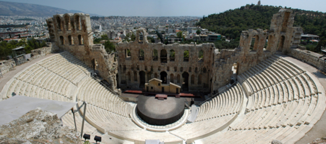 Many famous Greek plays are written and performed at the theatre in Athens