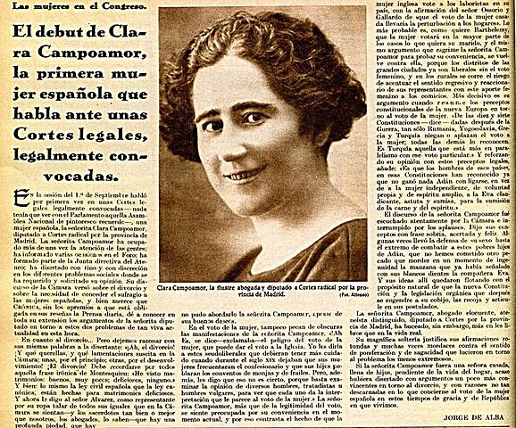 DERECHO AL VOTO DE LAS MUJERES DE ESPAÑA