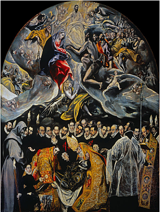 EL ENTIERRO DEL CONDE DE ORGAZ, EL GRECO. (1588)