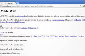 Tim Berner-Lee escribe la primera página de internet