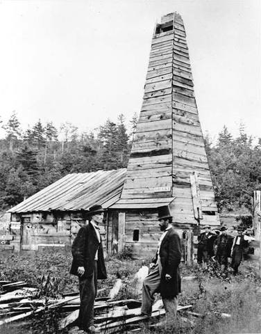 Titusville, PA - First oil well drilled