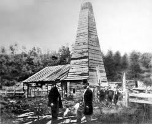 The first oil well is drilled in Titusville, Pennsylvania