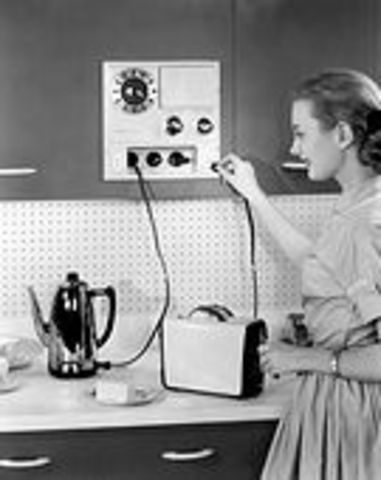 Beginning of household appliances
