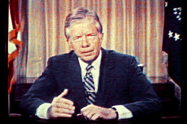 President Carter announces decontrol of iol prices and proposes windfall profits tax.