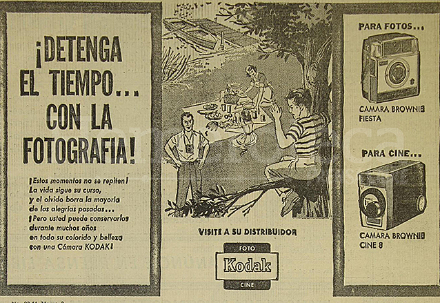 La película fotográfica.