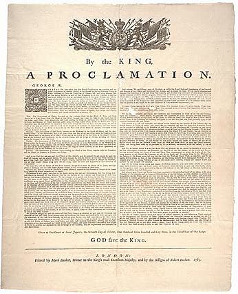 Proclamation of 1763