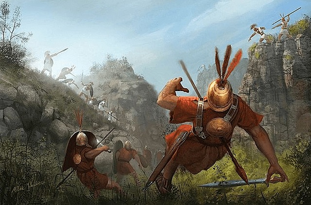 Lucha de roma contra samnitas