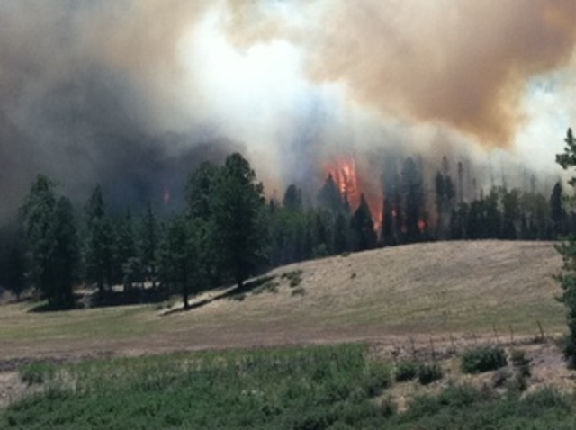 Las Conchas fire starts