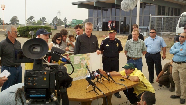 Las Conchas Fire press conference