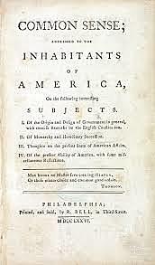 Publication of Common Sense