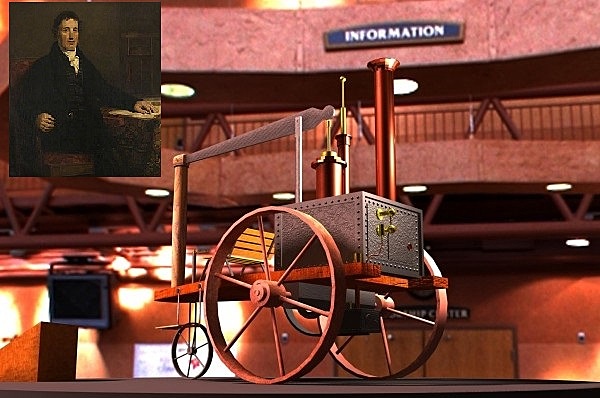 William Murdock's steam road locomotive