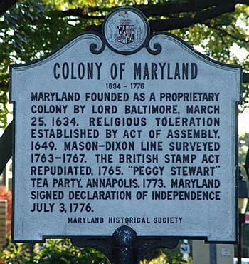 The Maryland Colony