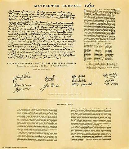Mayflower/Plymouth/Mayflower Compact