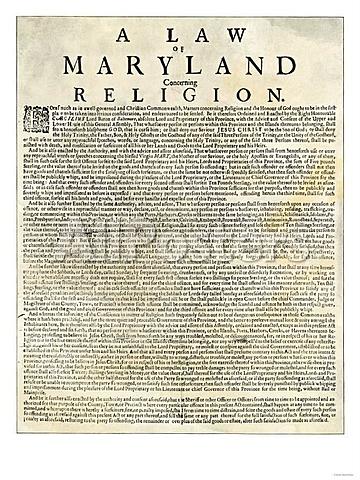 Maryland Toleration Act