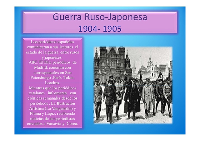 1904 a 1905 – Guerra Russo-Japonesa