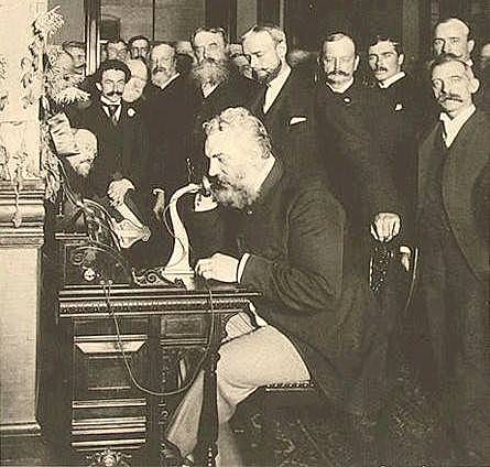 Alexander Graham Bell invents the telephone