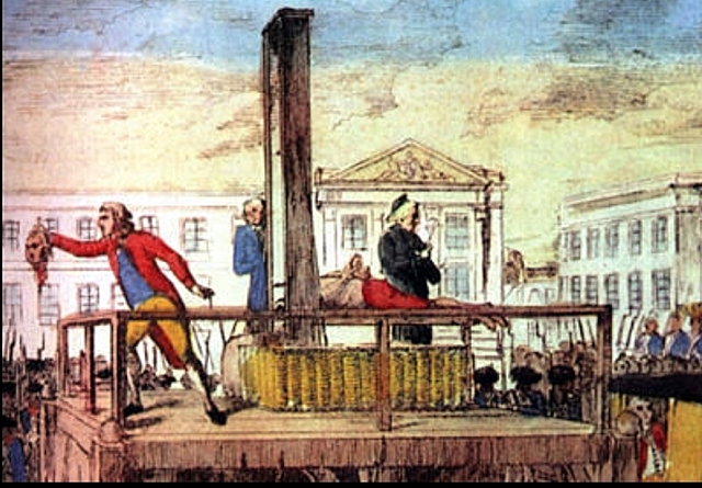 Luigi XVI ghigliottinato