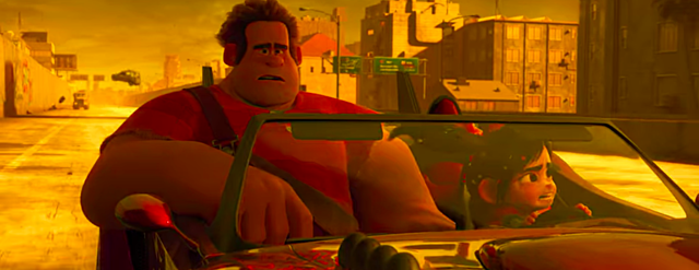 Ralph and Vanellope Steal Shank's Car