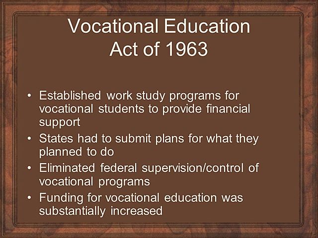 Vocational Education Act