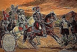 Llegada de Nuño a Tzintzuntzan