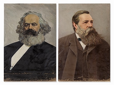 Karl Marx y Friedrich Engels