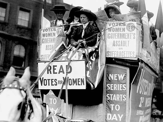 Women got the right to vote.