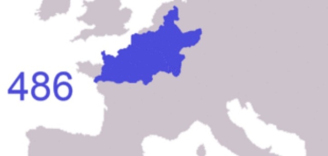 I Franchi prendono possesso della Gallia settentrionale