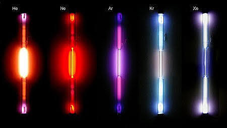 La familia de gases nobles