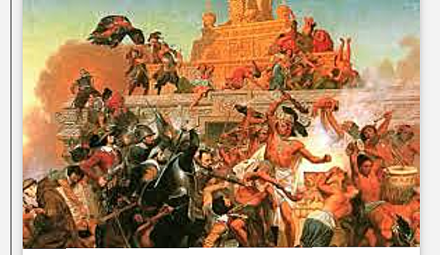 Caída te Tenochtitlan