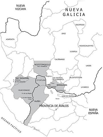 Fundacion de la provincia de Ávalos