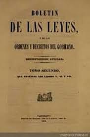 Las siete leyes 1836