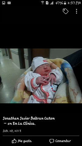 nacimineto de mi hija