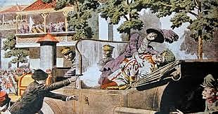 Asesinato del archiduque de Austria- Francisco Fernando de Austria.