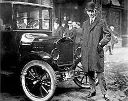 Henry Ford produced his first Model T (car)