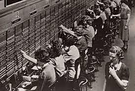 Pizarra telefónica manual